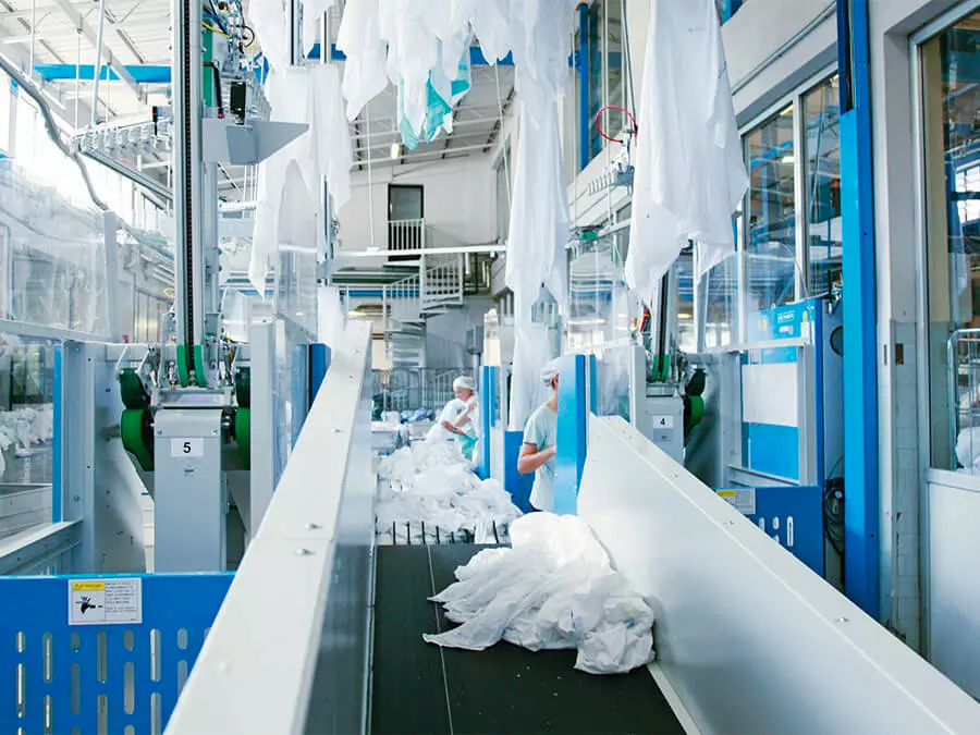 jensen conveyor system laundry automation