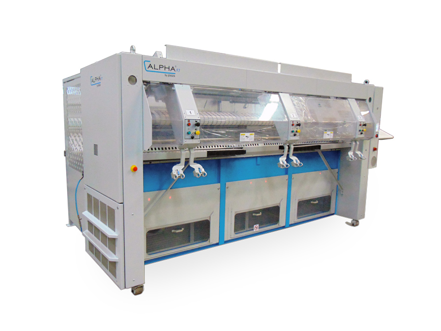 alpha-F7-large-piece-feeder large volume laundry processing equipment laundries